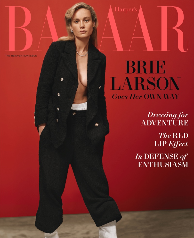 HARPERS BAZAAR USA magazine side cover  April 2023
