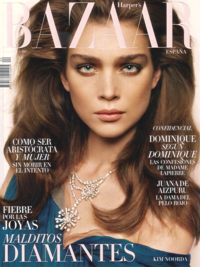 HARPERS BAZAAR SPAIN magazine side cover  June 2010