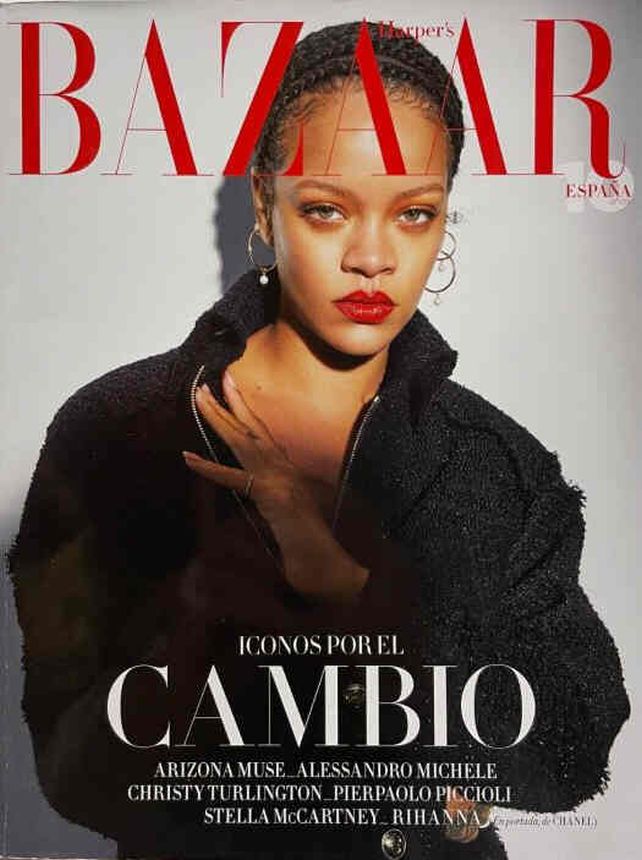 HARPERS BAZAAR SPAIN magazine side cover  September 2020