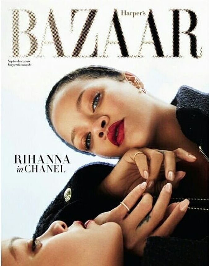 HARPERS BAZAAR GERMANY magazine side cover  September 2020