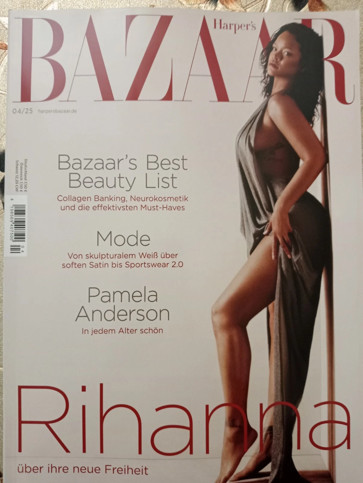 HARPERS BAZAAR GERMANY magazine side cover  April 2025