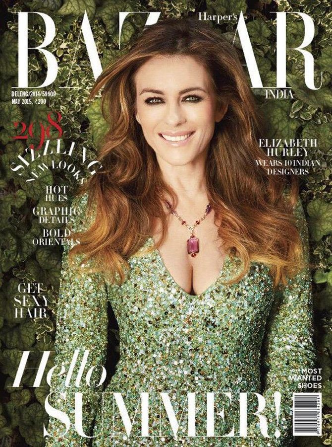HARPERS BAZAAR INDIA magazine side cover  May 2015