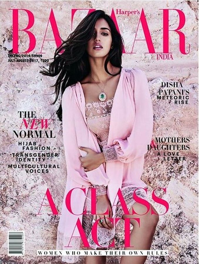 HARPERS BAZAAR INDIA magazine side cover  July/August 2017