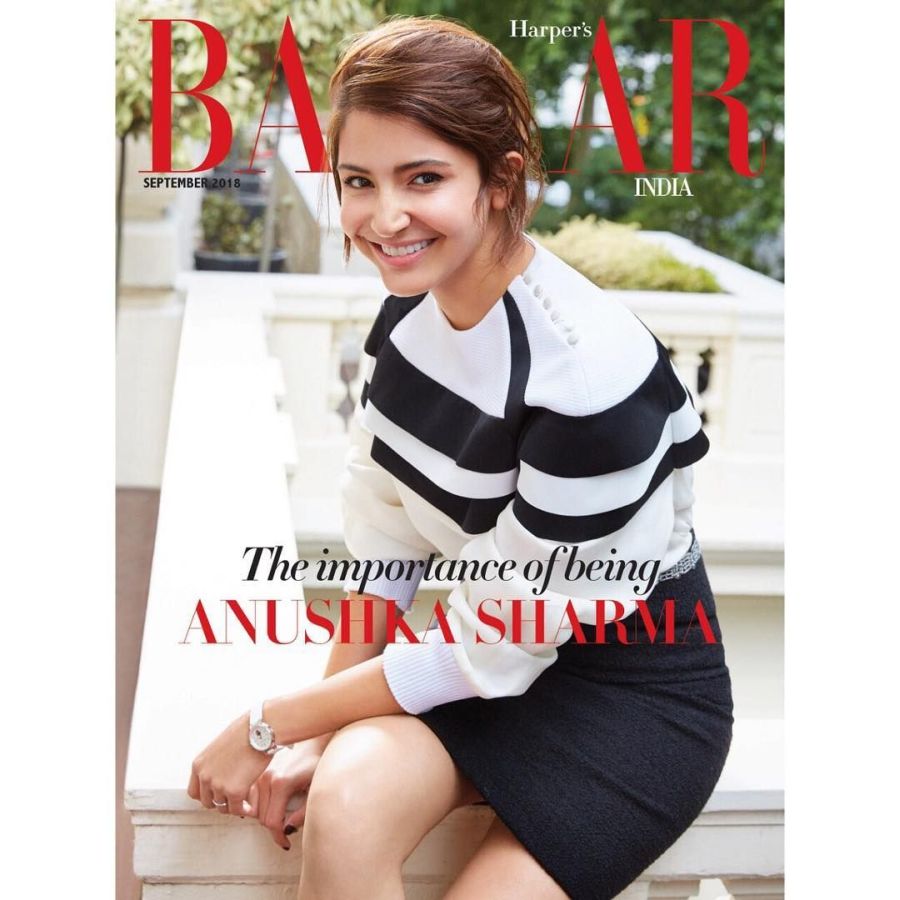 HARPERS BAZAAR INDIA magazine side cover  September 2018