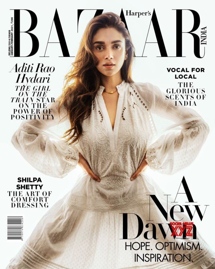 HARPERS BAZAAR INDIA magazine side cover  January/February 2021