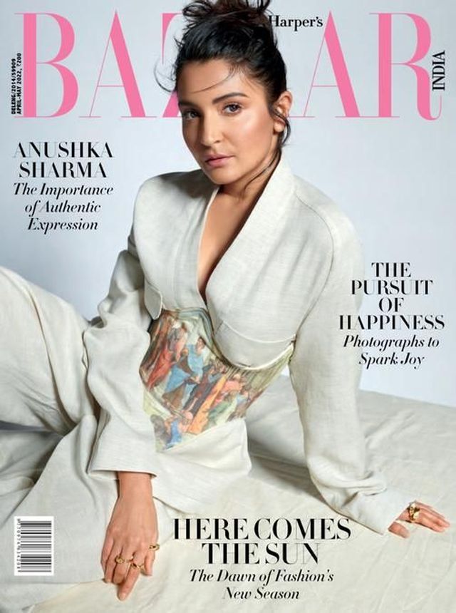 HARPERS BAZAAR INDIA magazine side cover  April/May 2022