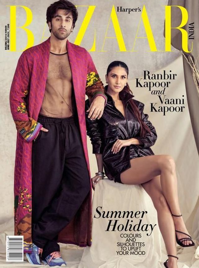 HARPERS BAZAAR INDIA magazine side cover  June/July 2022