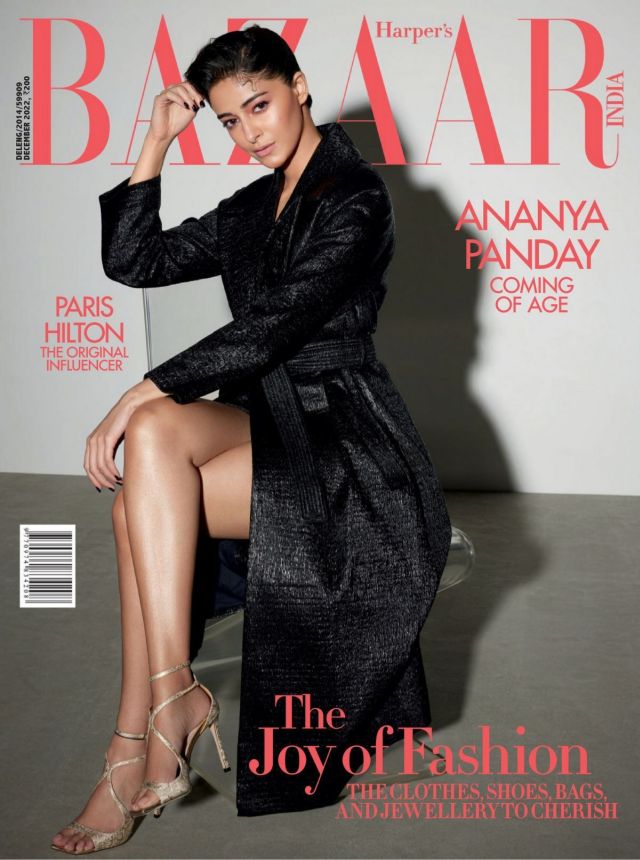 HARPERS BAZAAR INDIA magazine side cover  December 2022