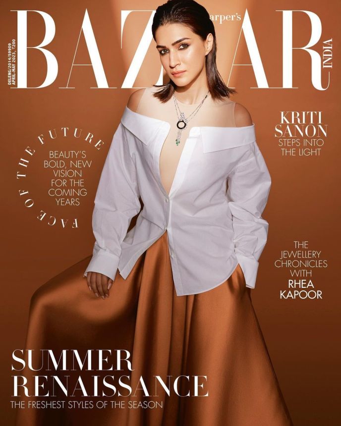 HARPERS BAZAAR INDIA magazine side cover  April/May 2023
