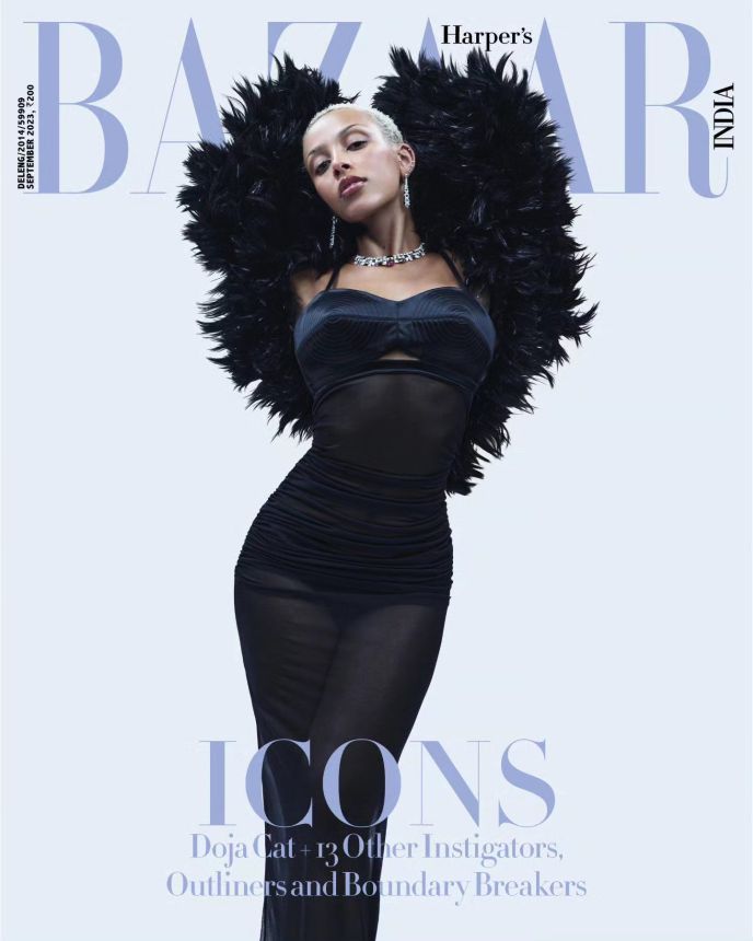 HARPERS BAZAAR INDIA magazine side cover  September 2023
