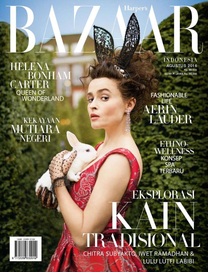 HARPERS BAZAAR INDONESIA magazine side cover  August 2016