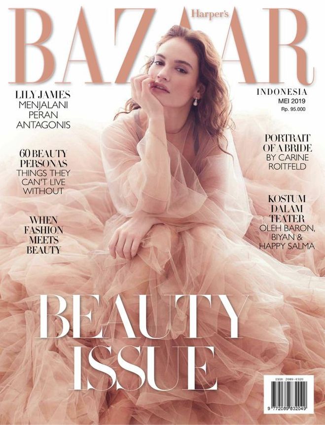HARPERS BAZAAR INDONESIA magazine side cover  May 2019
