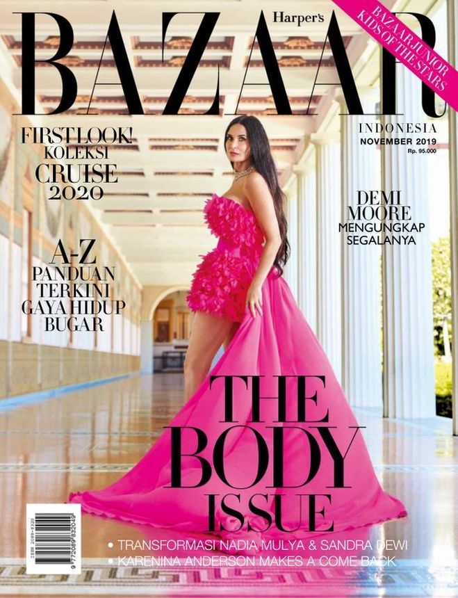 HARPERS BAZAAR INDONESIA magazine side cover  November 2019