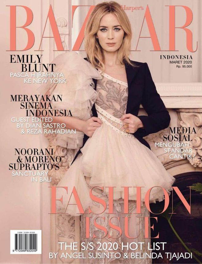 HARPERS BAZAAR INDONESIA magazine side cover  March 2020