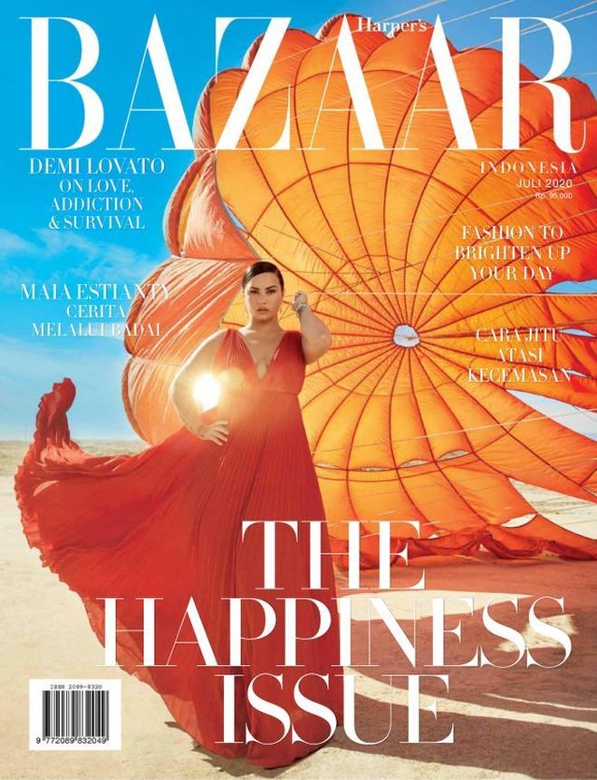 HARPERS BAZAAR INDONESIA magazine side cover  July 2020
