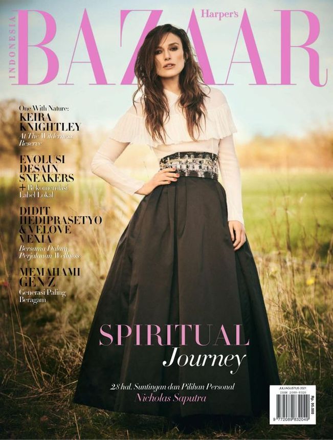 HARPERS BAZAAR INDONESIA magazine side cover  July/August 2021