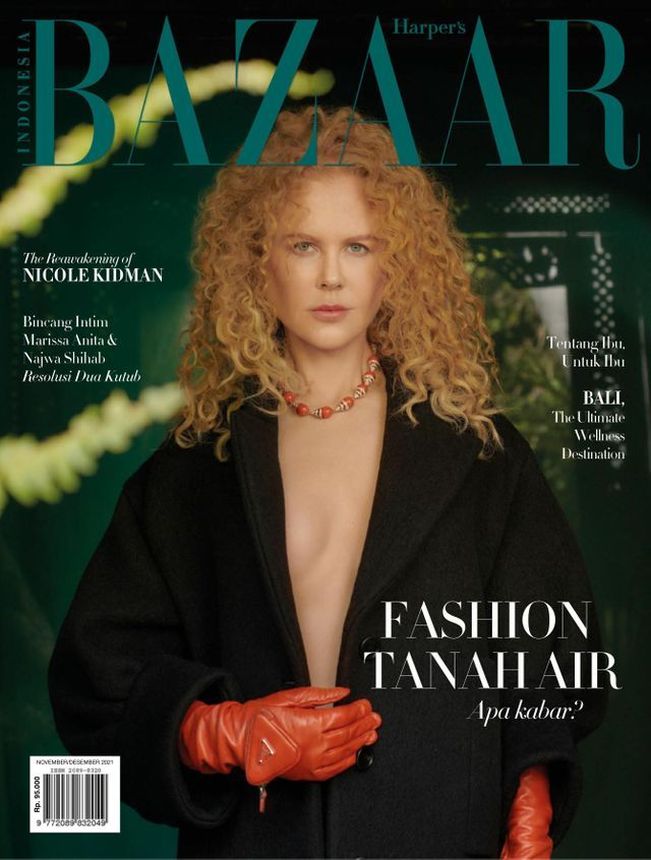 HARPERS BAZAAR INDONESIA magazine side cover  November/December 2021