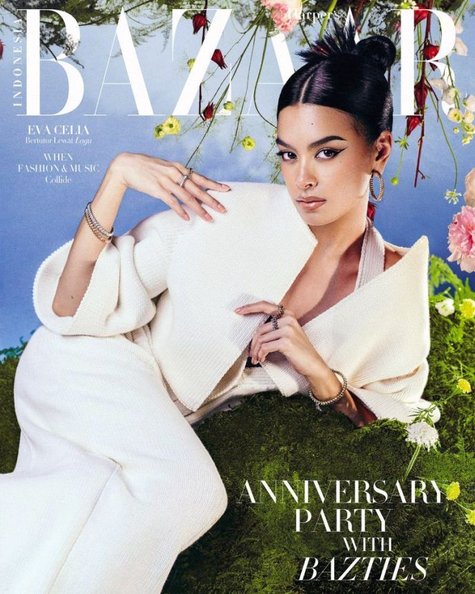 HARPERS BAZAAR INDONESIA magazine side cover  June 2022
