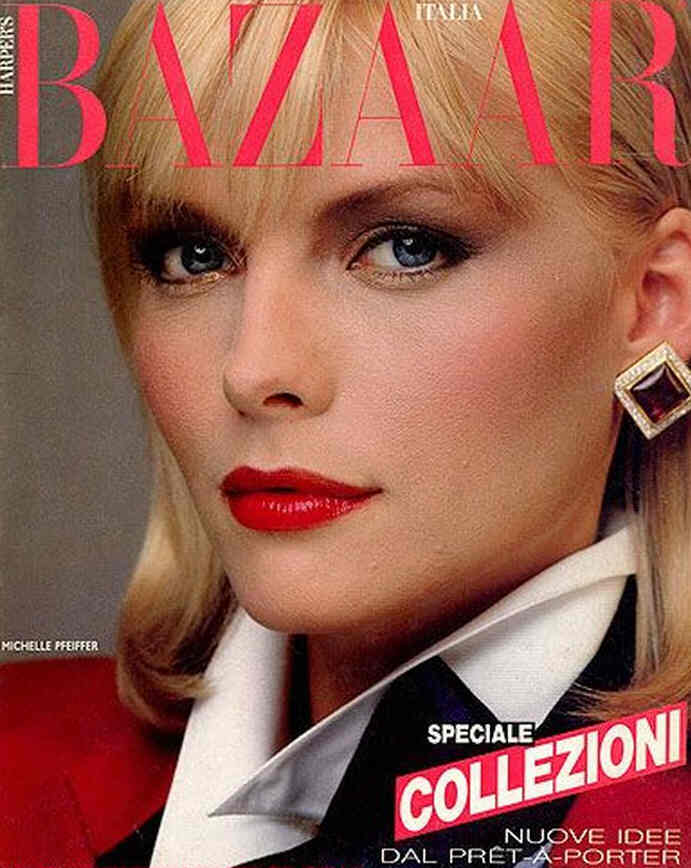 HARPERS BAZAAR ITALY magazine side cover  August 1983