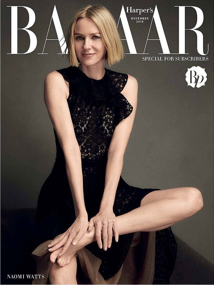 HARPERS BAZAAR JAPAN magazine side cover  November 2019