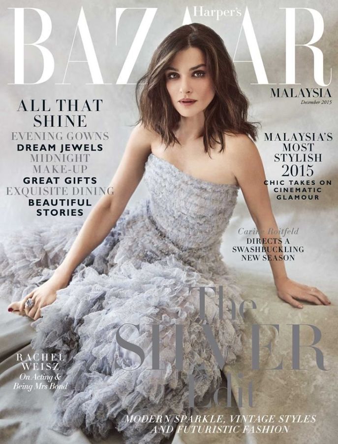 HARPERS BAZAAR MALAYSIA magazine side cover  December 2015