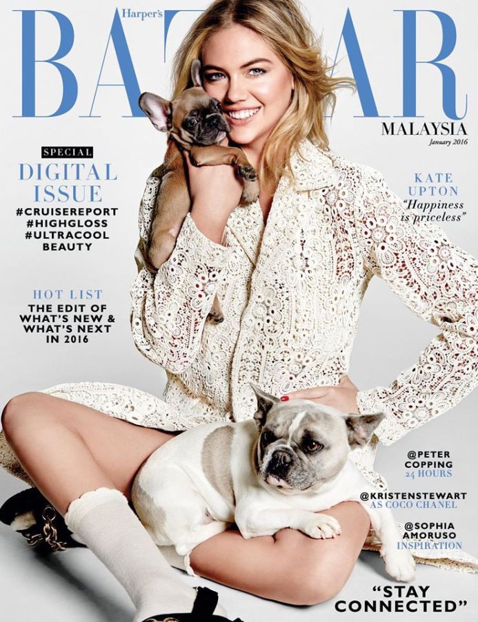 HARPERS BAZAAR MALAYSIA magazine side cover  January 2016