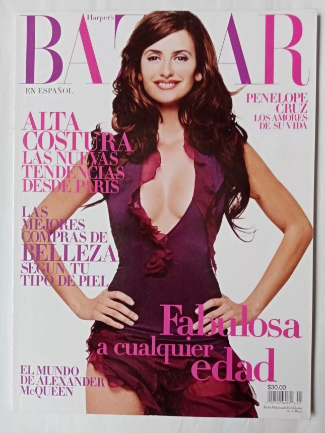 HARPERS BAZAAR MEXICO magazine side cover  May 2003