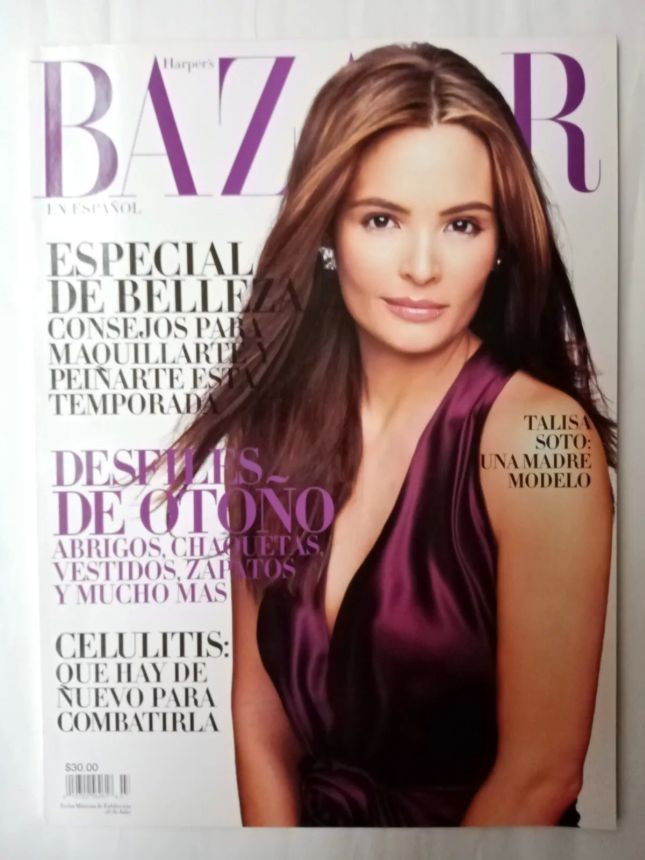 HARPERS BAZAAR MEXICO magazine side cover  July 2003