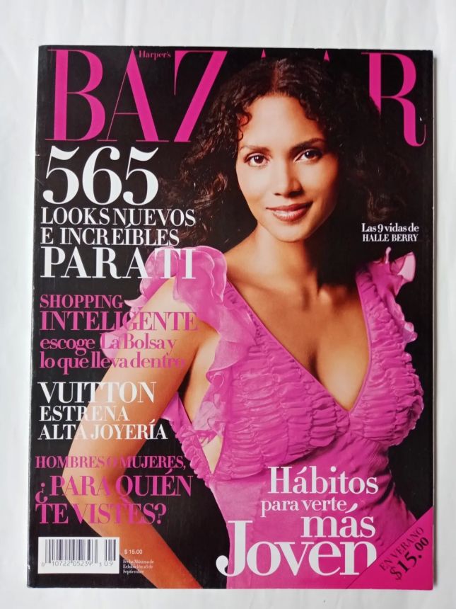 HARPERS BAZAAR MEXICO magazine side cover  September 2004