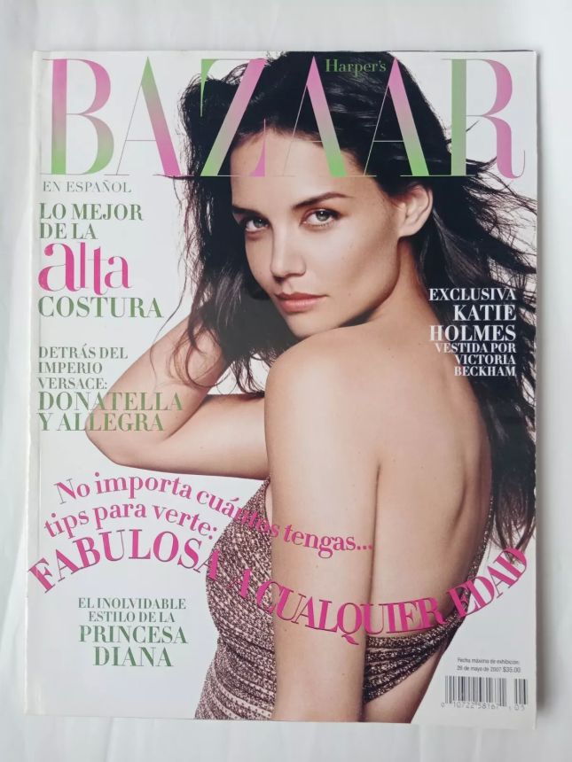 HARPERS BAZAAR MEXICO magazine side cover  May 2007