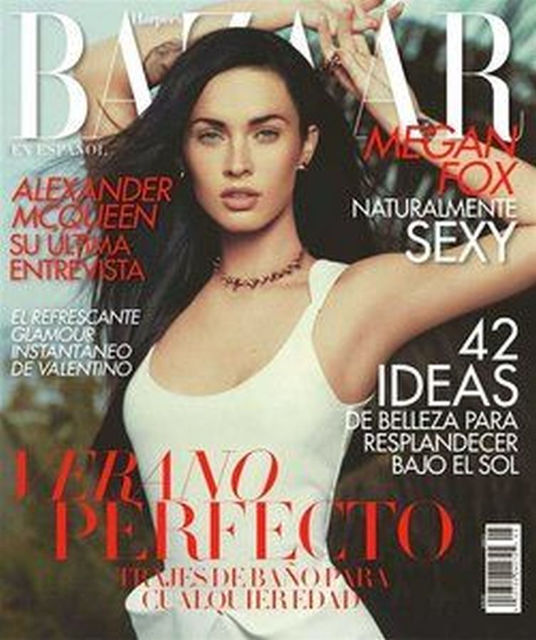 HARPERS BAZAAR MEXICO magazine side cover  June 2010