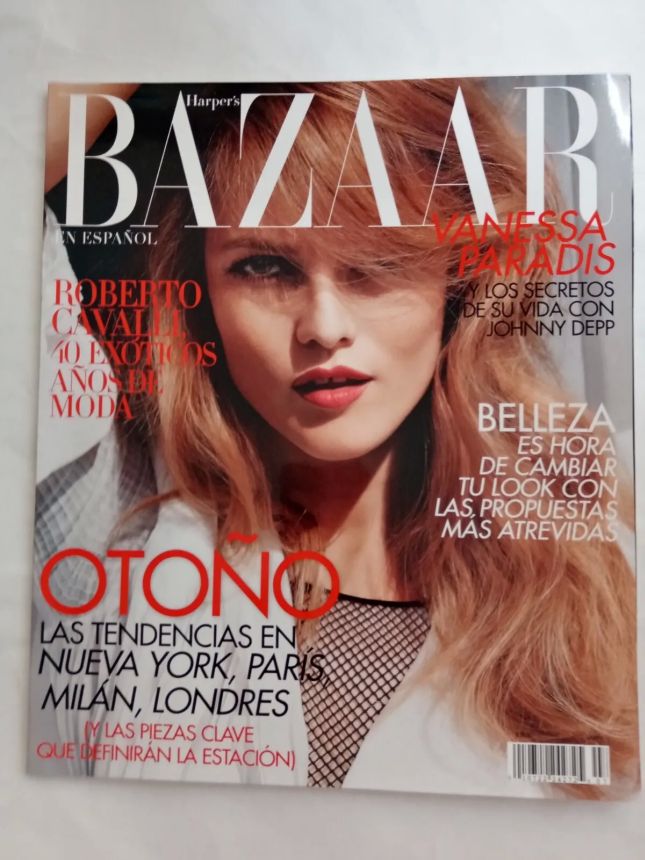 HARPERS BAZAAR MEXICO magazine side cover  August 2010