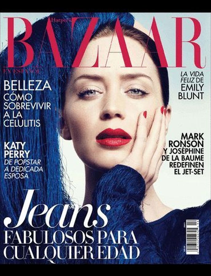 HARPERS BAZAAR MEXICO magazine side cover  April 2011