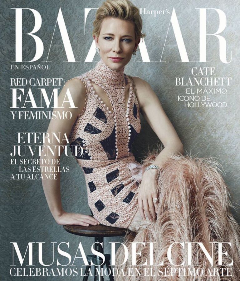 HARPERS BAZAAR MEXICO magazine side cover  March 2016