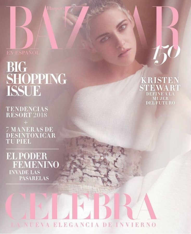 HARPERS BAZAAR MEXICO magazine side cover  December 2017