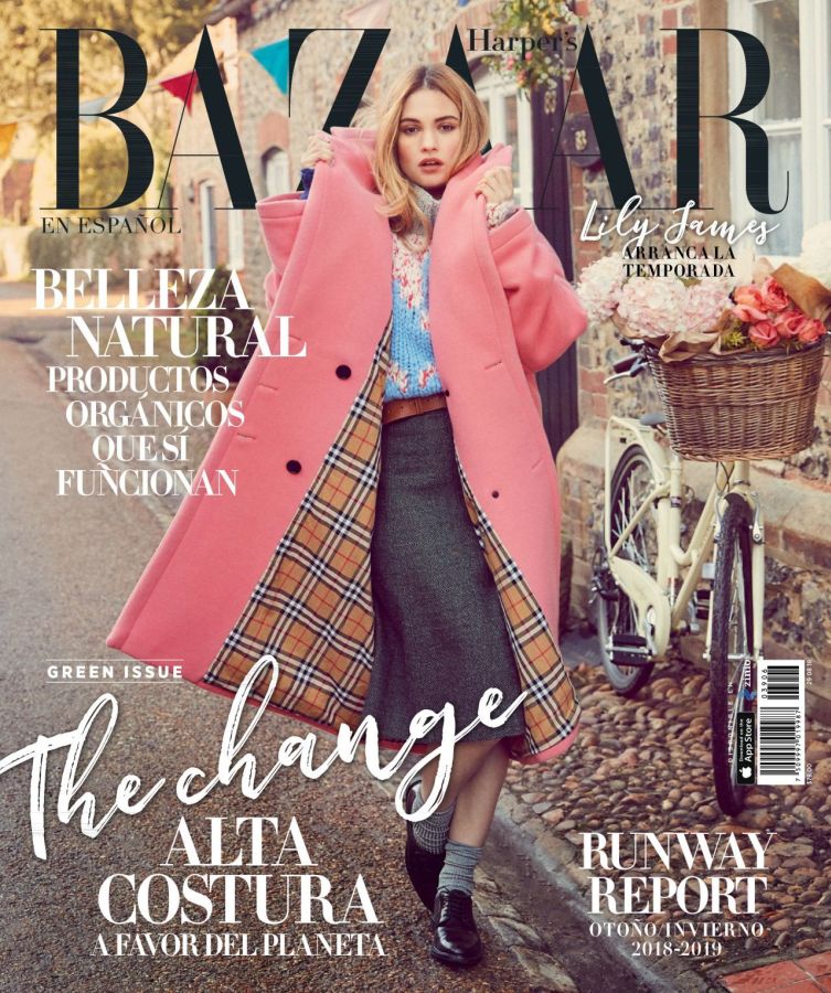 HARPERS BAZAAR MEXICO magazine side cover  July 2018