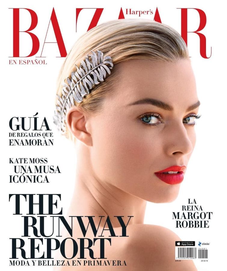 HARPERS BAZAAR MEXICO magazine side cover  February 2019
