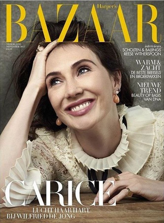 HARPERS BAZAAR NETHERLANDS magazine side cover  November 2017