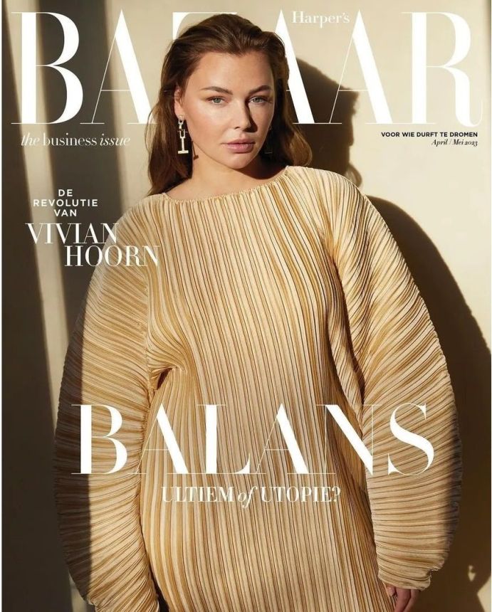 HARPERS BAZAAR NETHERLANDS magazine side cover  April/May 2023