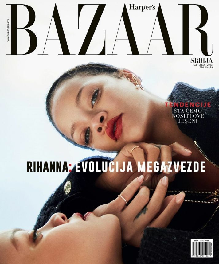 HARPERS BAZAAR SERBIA magazine side cover  September 2020