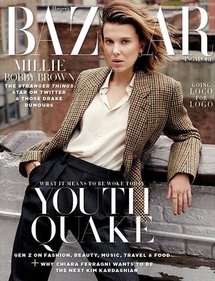 HARPERS BAZAAR SINGAPORE magazine side cover  June 2019