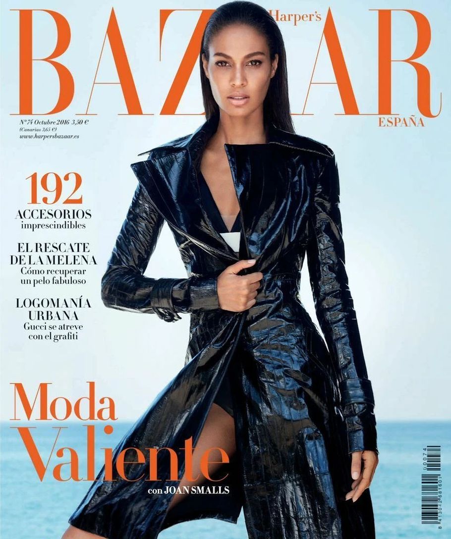 HARPERS BAZAAR SPAIN magazine side cover  October 2016
