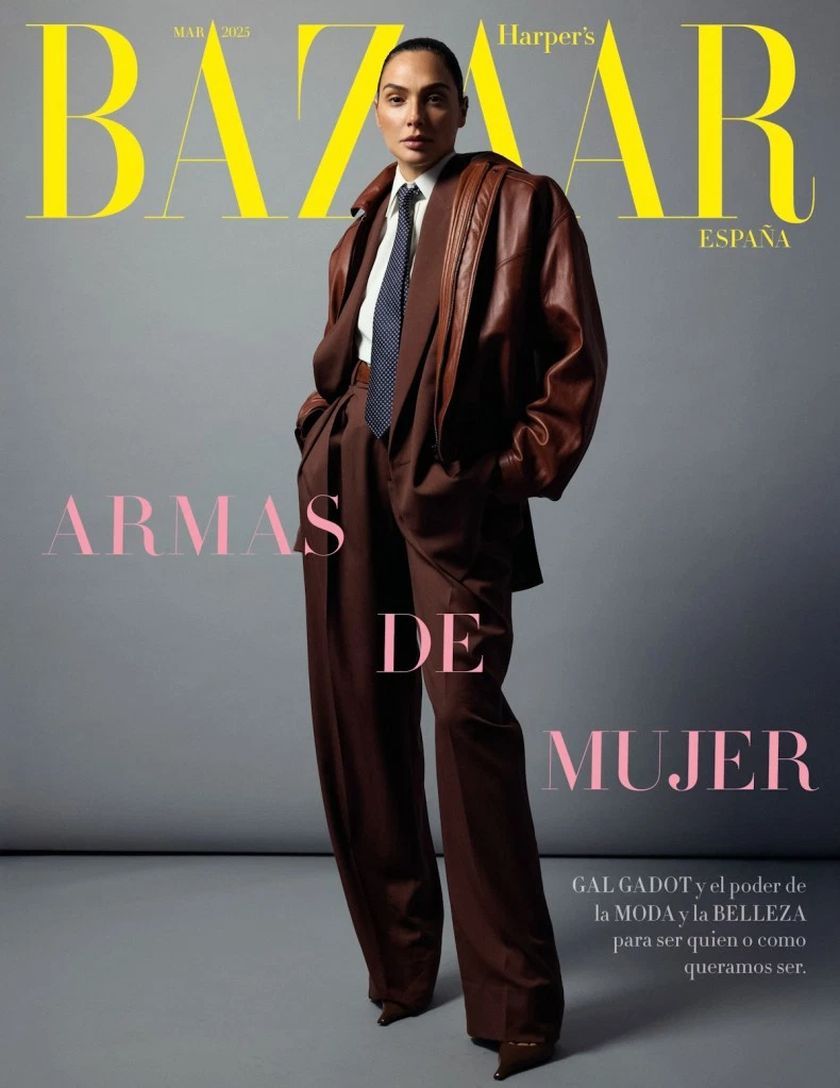 HARPERS BAZAAR SPAIN magazine side cover  March 2025