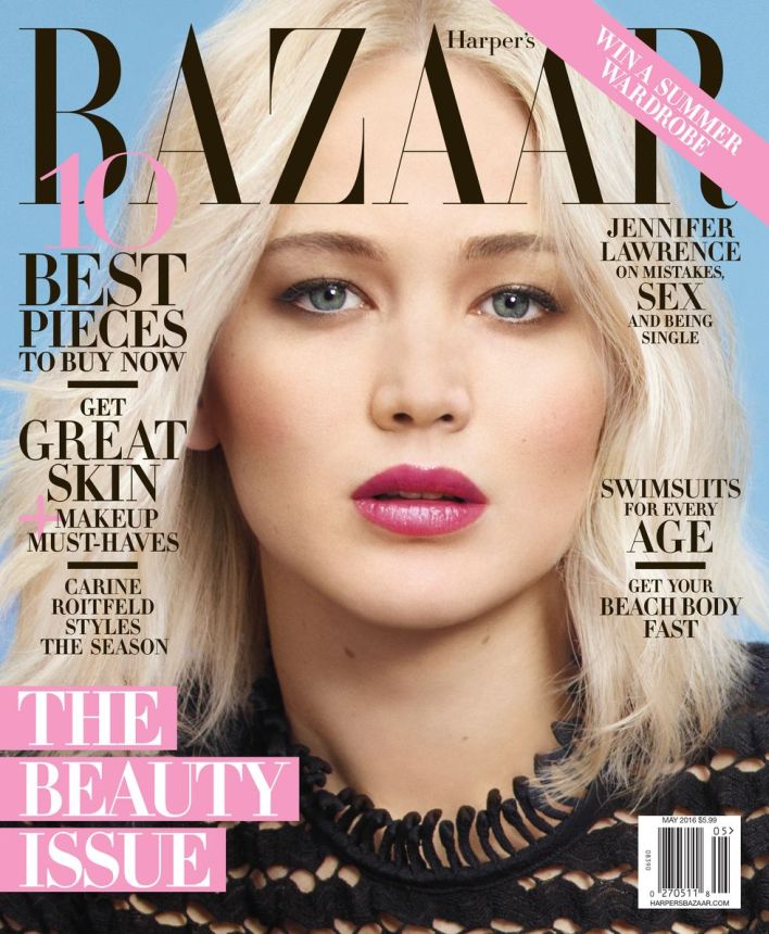 HARPERS BAZAAR THAILAND magazine side cover  May 2016