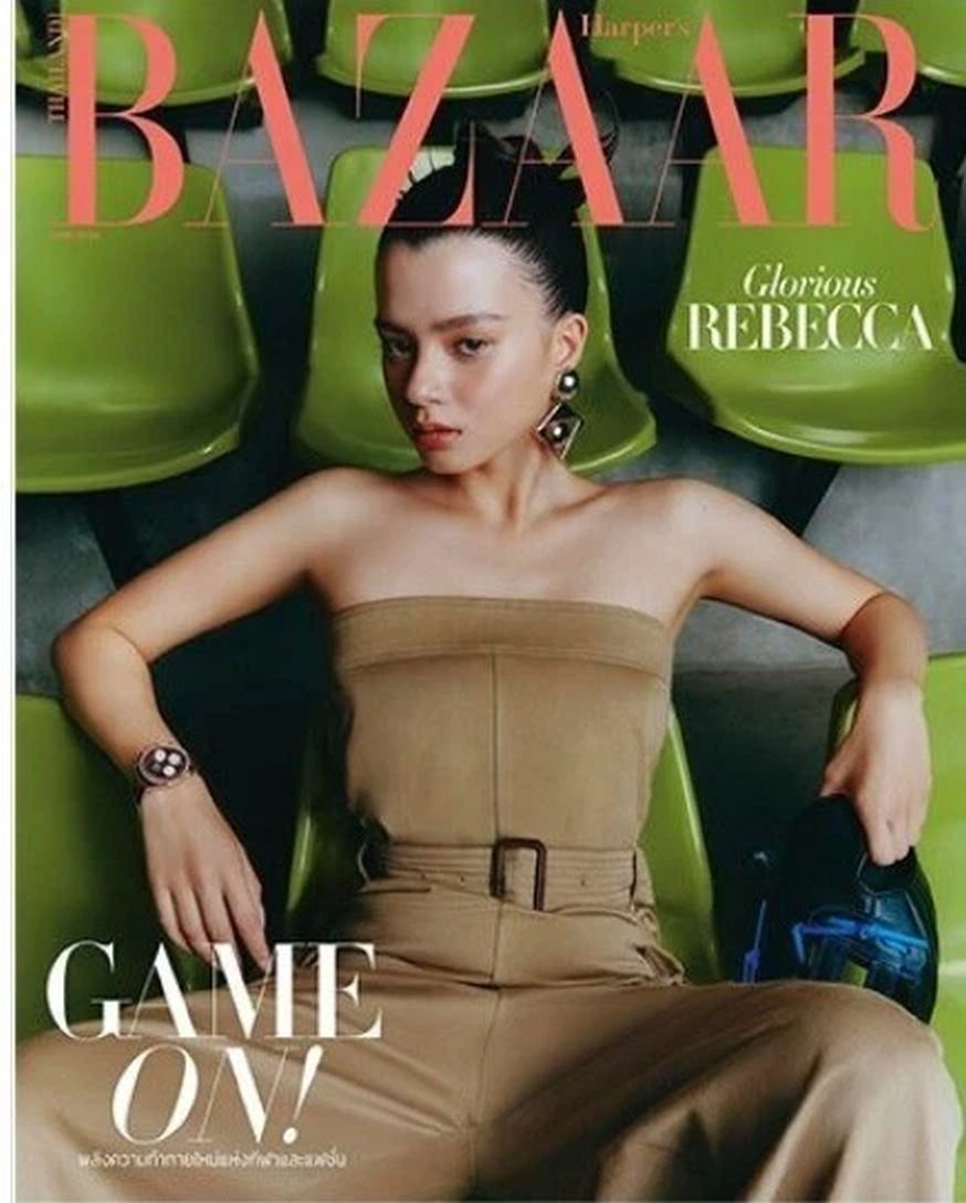 HARPERS BAZAAR THAILAND magazine side cover  June 2024