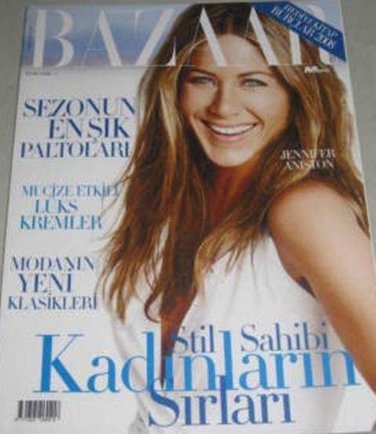 HARPERS BAZAAR TURKEY magazine side cover  January 2008