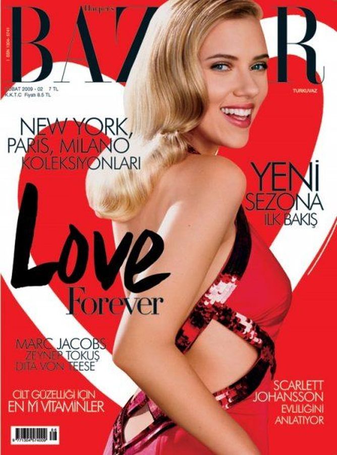 HARPERS BAZAAR TURKEY magazine side cover  February 2009