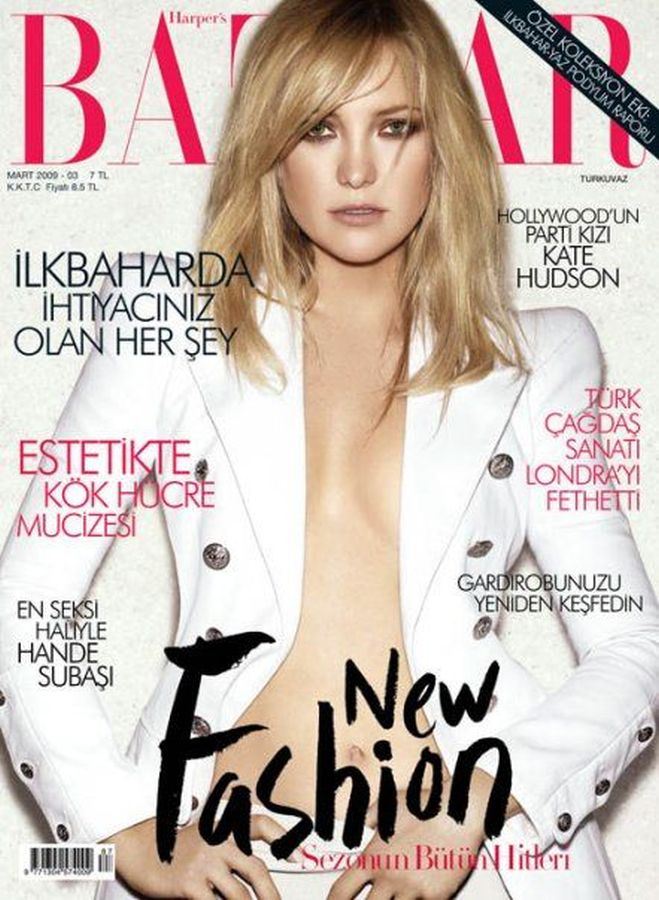 HARPERS BAZAAR TURKEY magazine side cover  March 2009