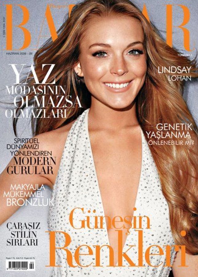 HARPERS BAZAAR TURKEY magazine side cover  June 2009
