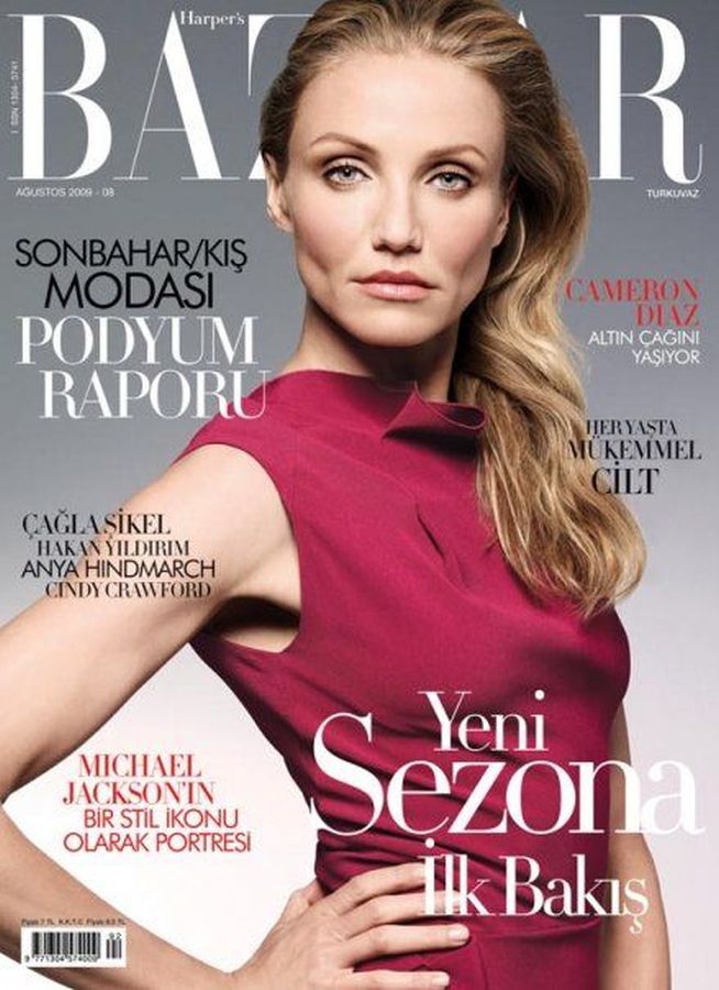HARPERS BAZAAR TURKEY magazine side cover  August 2009